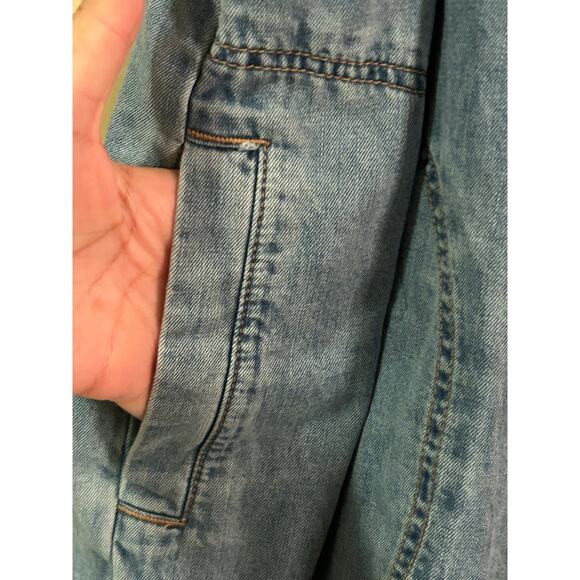 BlankNYC Denim Mini Dress Size L - Picture 4 of 7